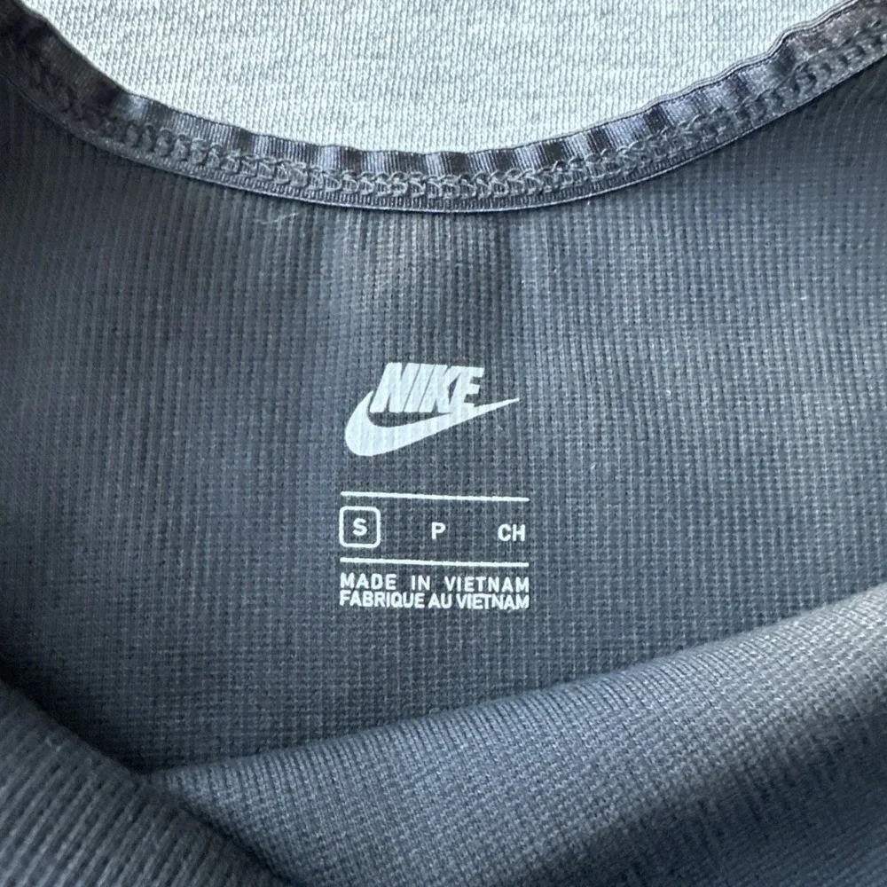 Nike Women's Bodycon Black Dress Size Small Sportswear Essential Ribbed Knit